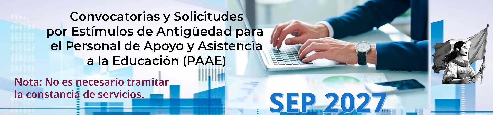 CONVOCATORIAS SEP PAAE 2027